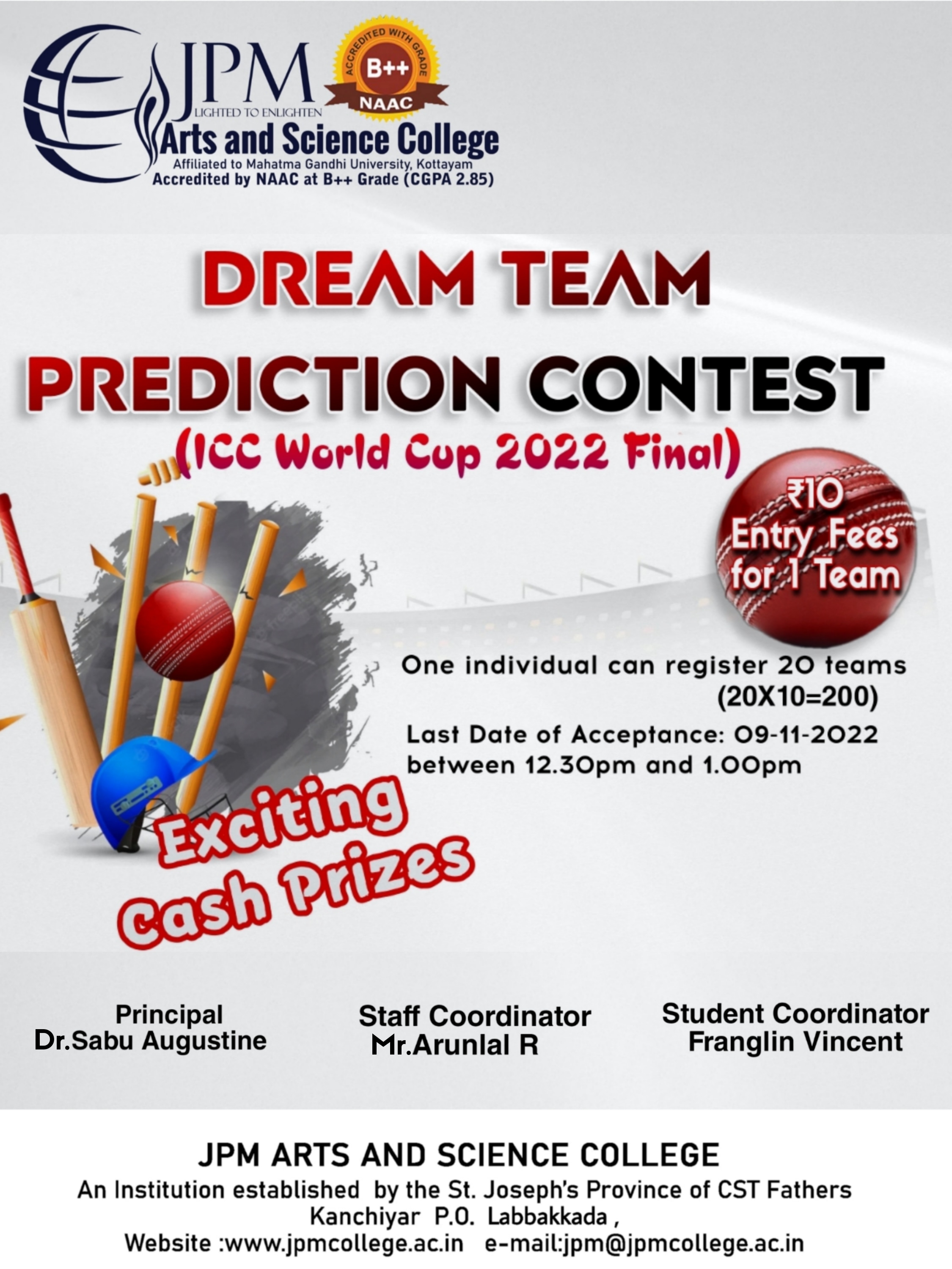 Dream Team Prediction Contest